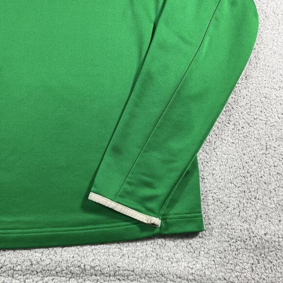 Notre Dame 1/4 Zip Pullover Mens S Adidas Fighting Irish Jacket Team Issued - Picture 8 of 14